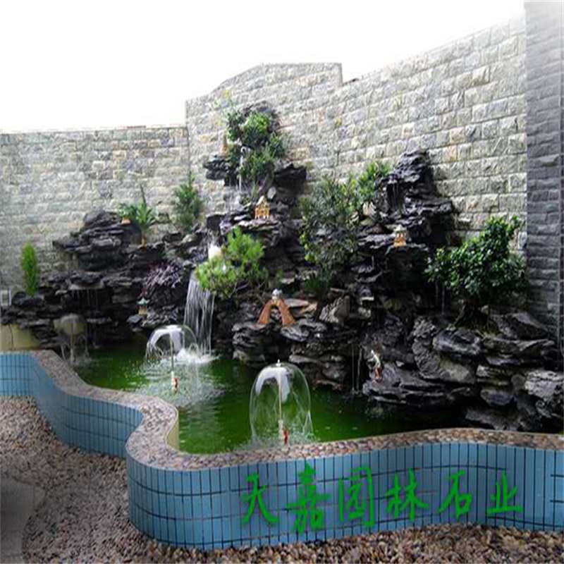 万源小庭院水景设计